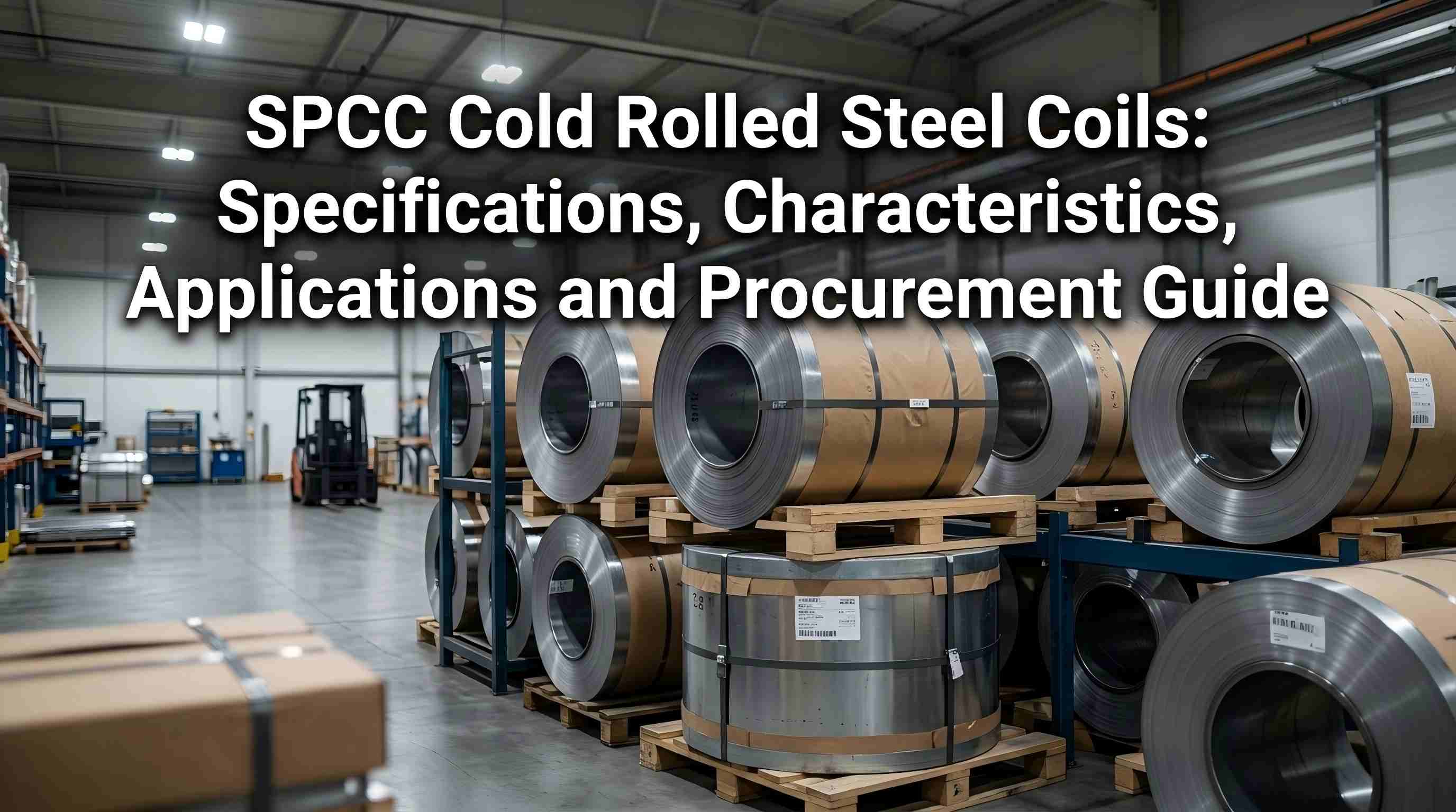 SPCC steel coils warehouse